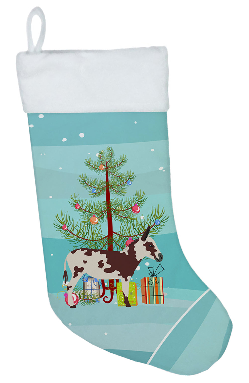 American Spotted Donkey Christmas Christmas Stocking BB9218CS  the-store.com.