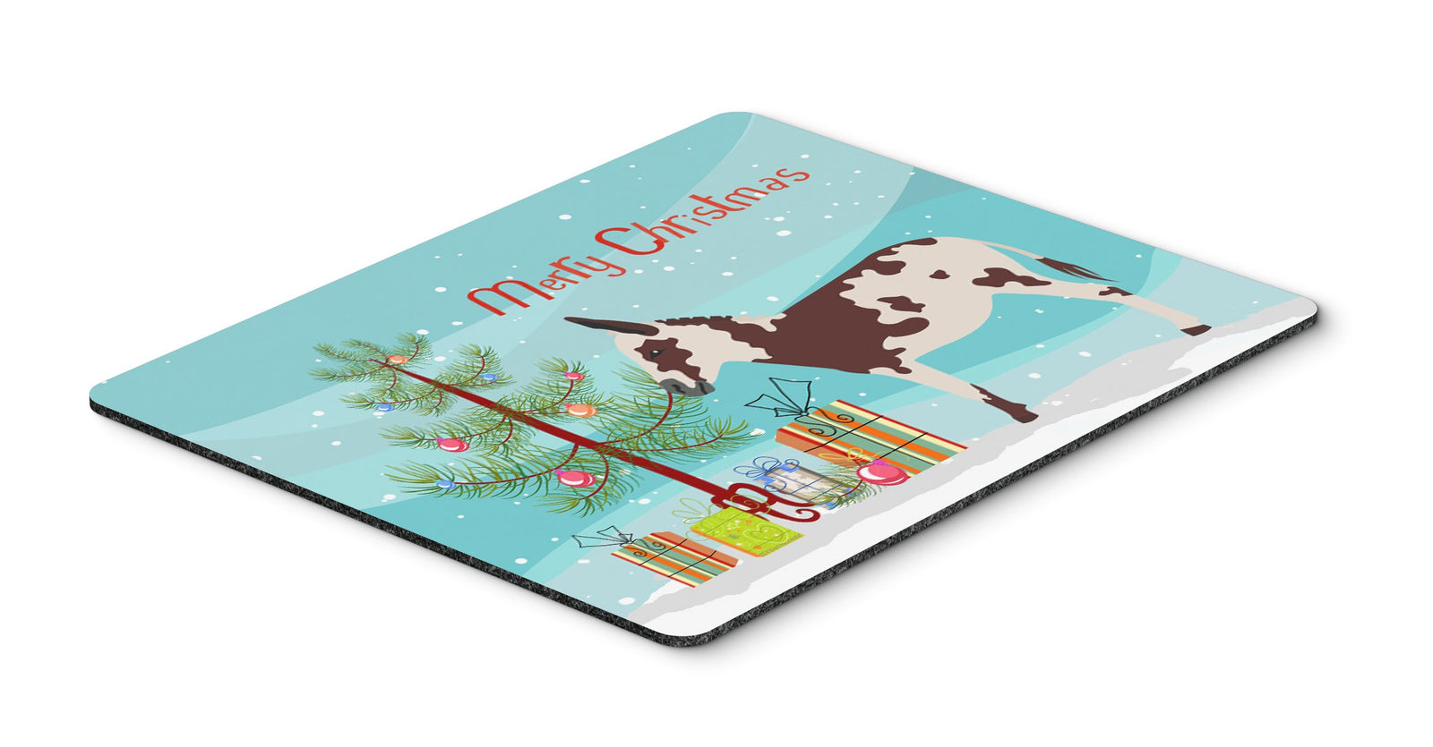 American Spotted Donkey Christmas Mouse Pad, Hot Pad or Trivet BB9218MP by Caroline's Treasures