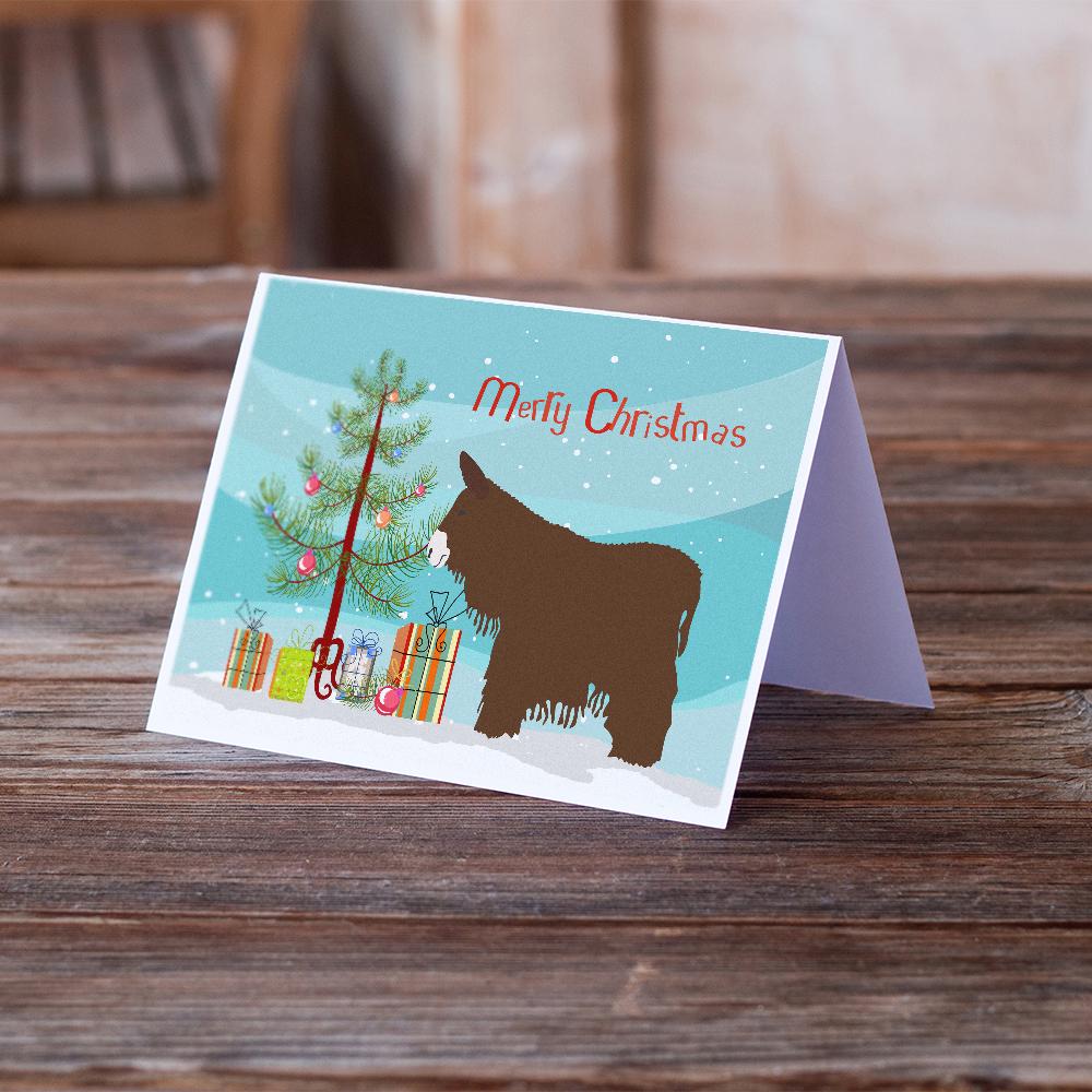 Poitou Poiteuin Donkey Christmas Greeting Cards and Envelopes Pack of 8 - the-store.com