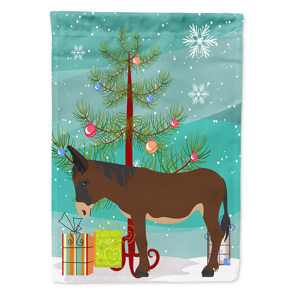Zamorano-Leones Donkey Christmas Flag Canvas House Size BB9220CHF