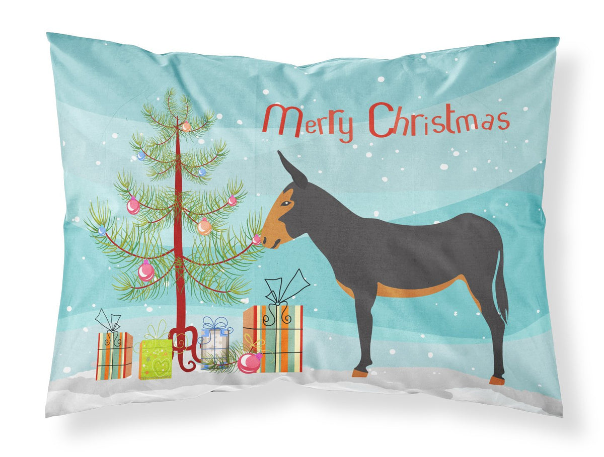 Catalan Donkey Christmas Fabric Standard Pillowcase BB9222PILLOWCASE by Caroline&#39;s Treasures