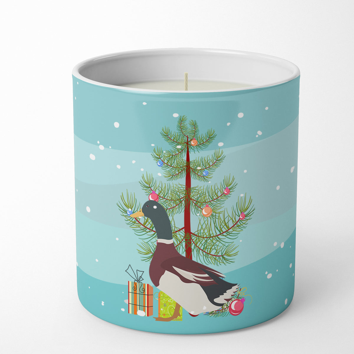 Buy this Rouen Duck Christmas 10 oz Decorative Soy Candle