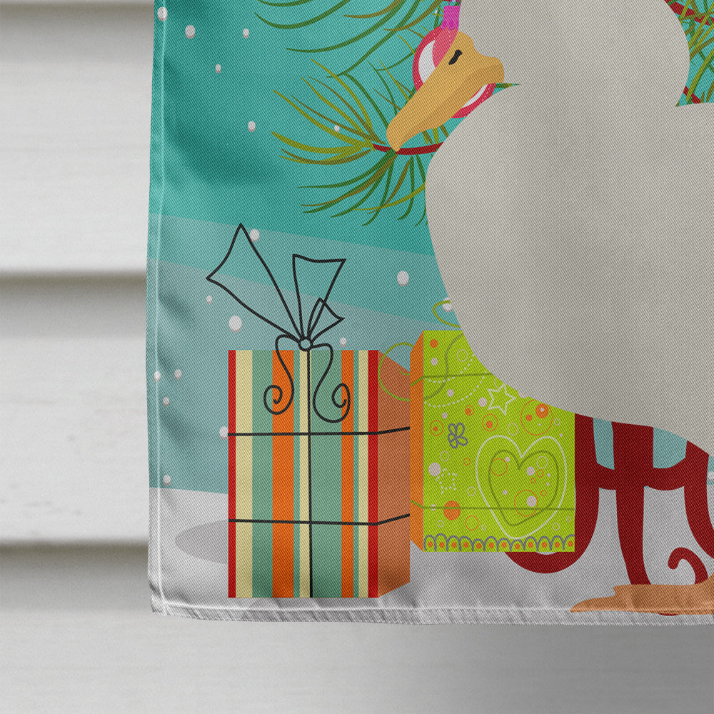 Crested Duck Christmas Flag Canvas House Size BB9224CHF  the-store.com.