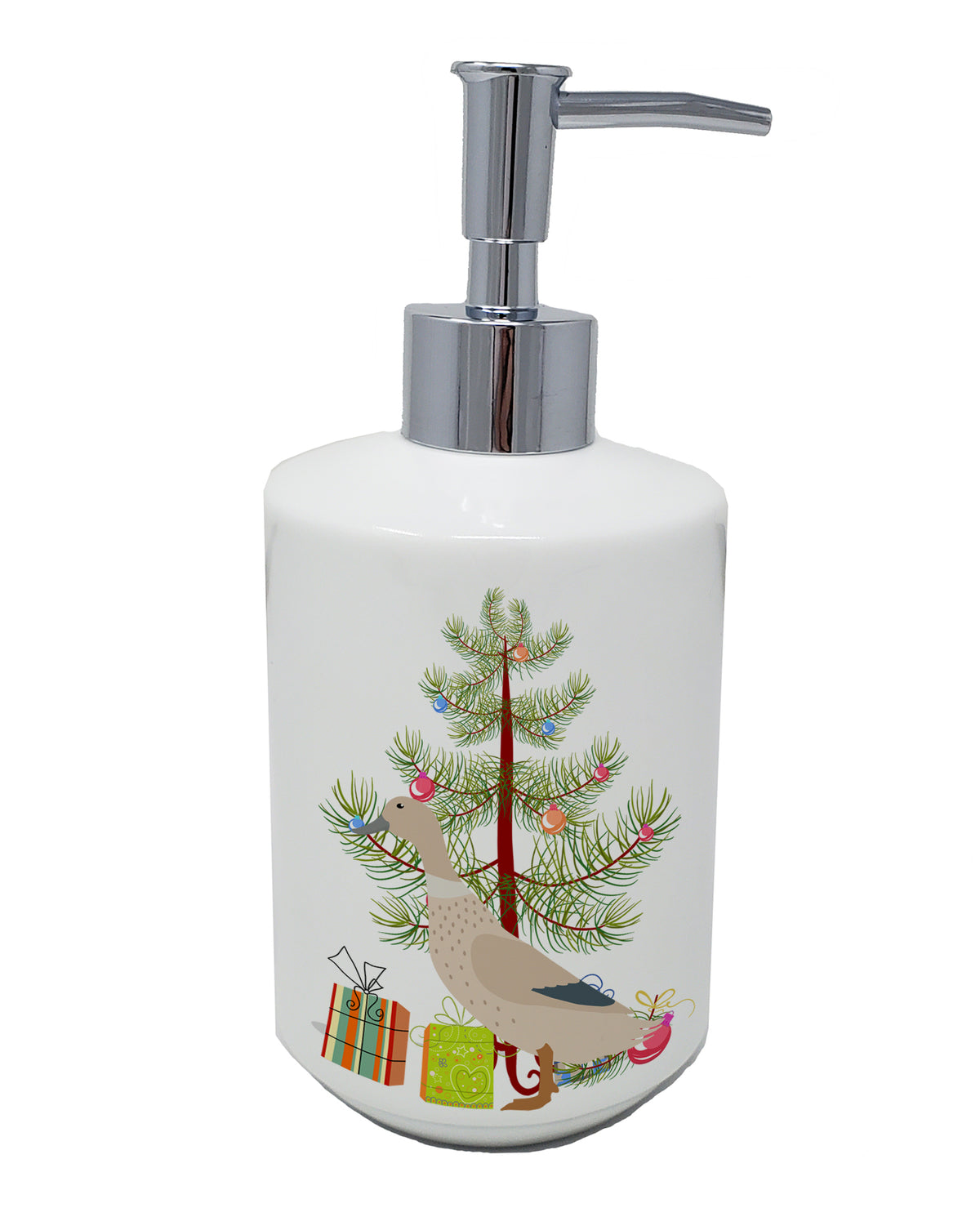 Buy this West Harlequin Duck Christmas Ceramic Soap Dispenser