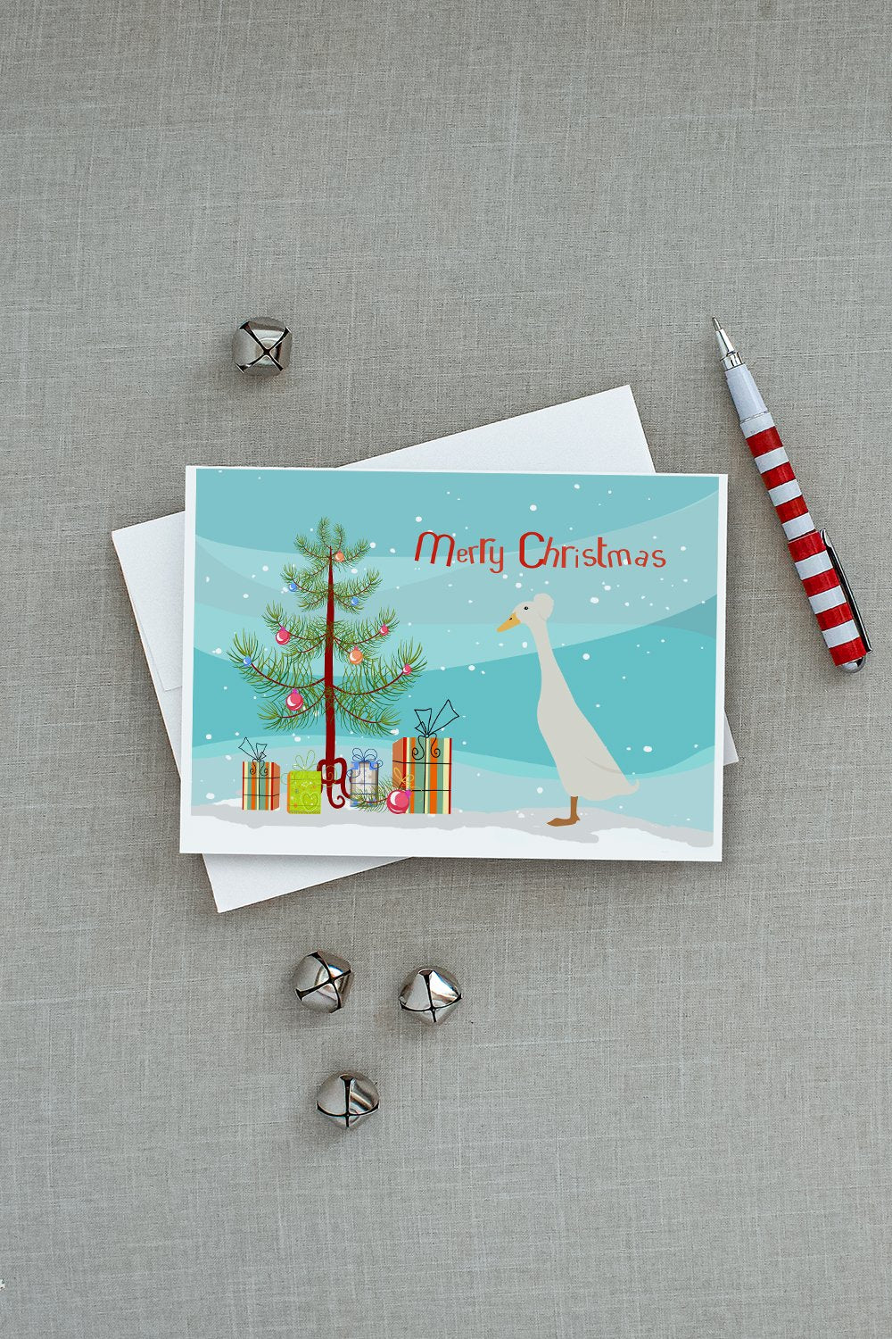 Bali Duck Christmas Greeting Cards and Envelopes Pack of 8 - the-store.com