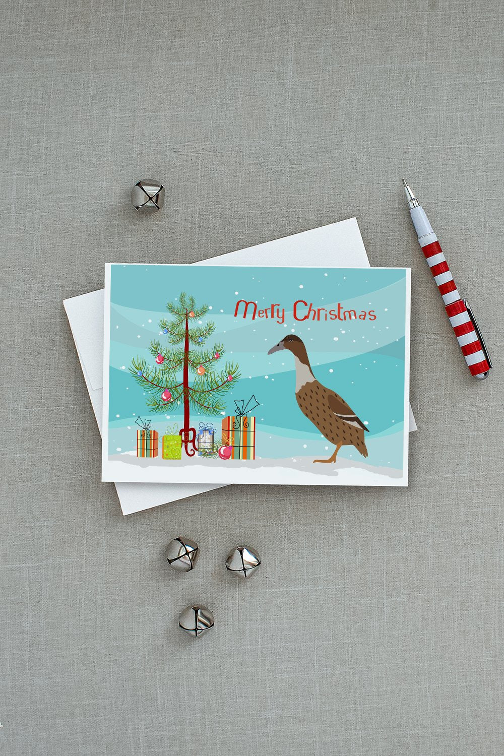 Dutch Hook Bill Duck Christmas Greeting Cards and Envelopes Pack of 8 - the-store.com