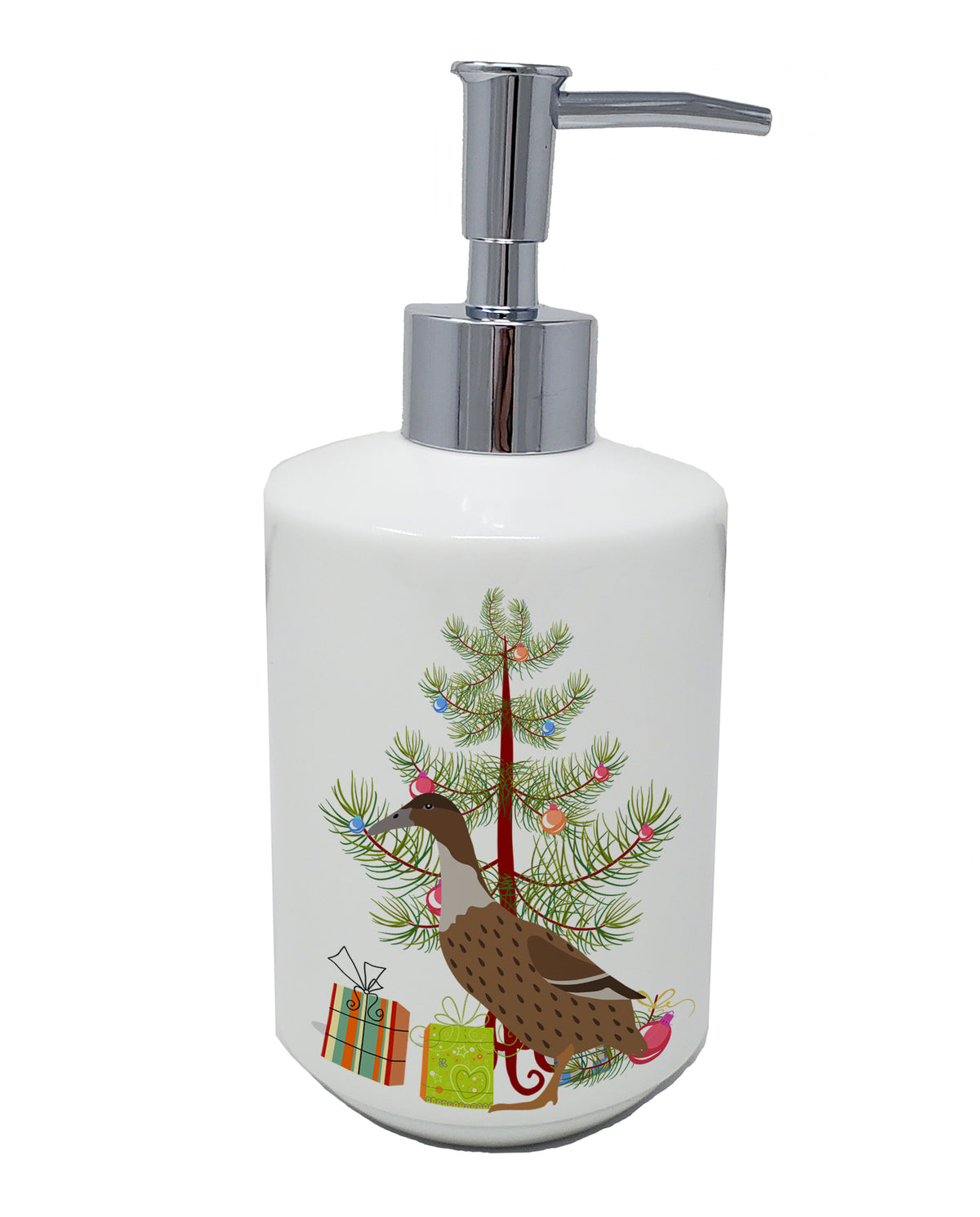 Buy this Dutch Hook Bill Duck Christmas Ceramic Soap Dispenser