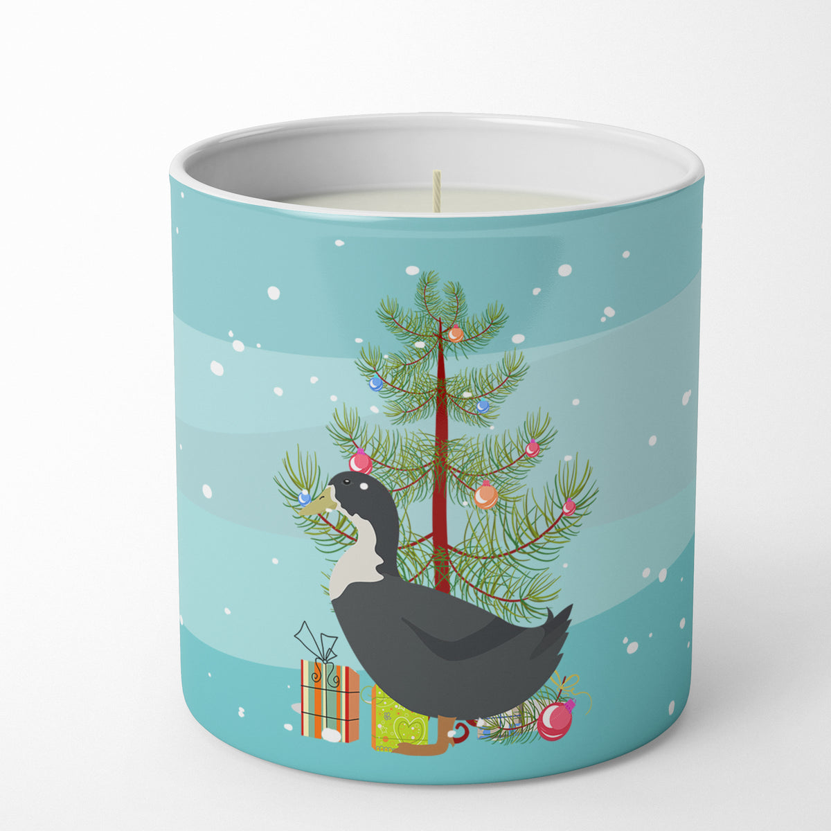 Buy this Blue Swedish Duck Christmas 10 oz Decorative Soy Candle
