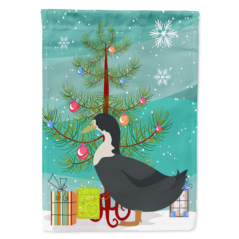 Blue Swedish Duck Christmas Flag Canvas House Size BB9229CHF