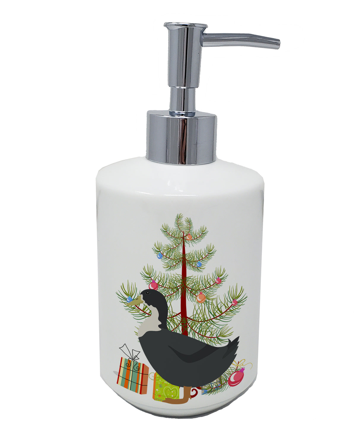 Buy this Blue Swedish Duck Christmas Ceramic Soap Dispenser