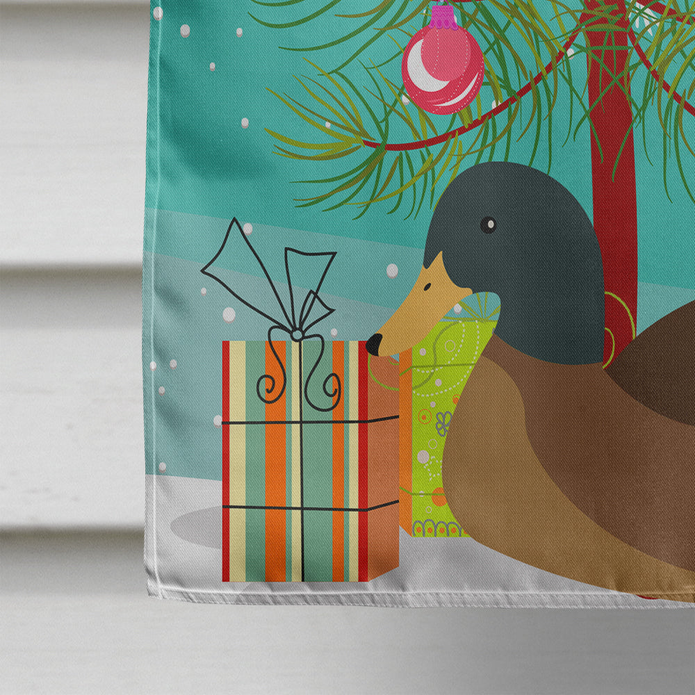 Khaki Campbell Duck Christmas Flag Canvas House Size BB9233CHF