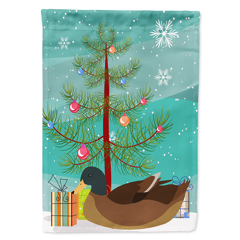Khaki Campbell Duck Christmas Flag Canvas House Size BB9233CHF  the-store.com.
