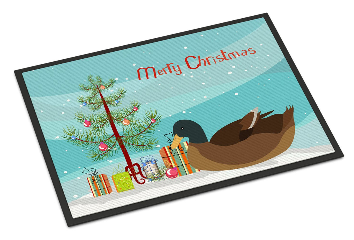 Khaki Campbell Duck Christmas Indoor or Outdoor Mat 24x36 BB9233JMAT by Caroline&#39;s Treasures