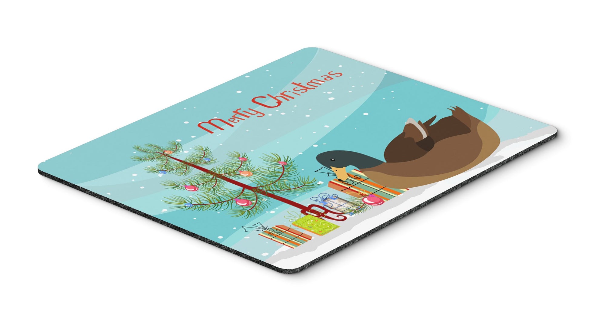 Khaki Campbell Duck Christmas Mouse Pad, Hot Pad or Trivet BB9233MP by Caroline's Treasures