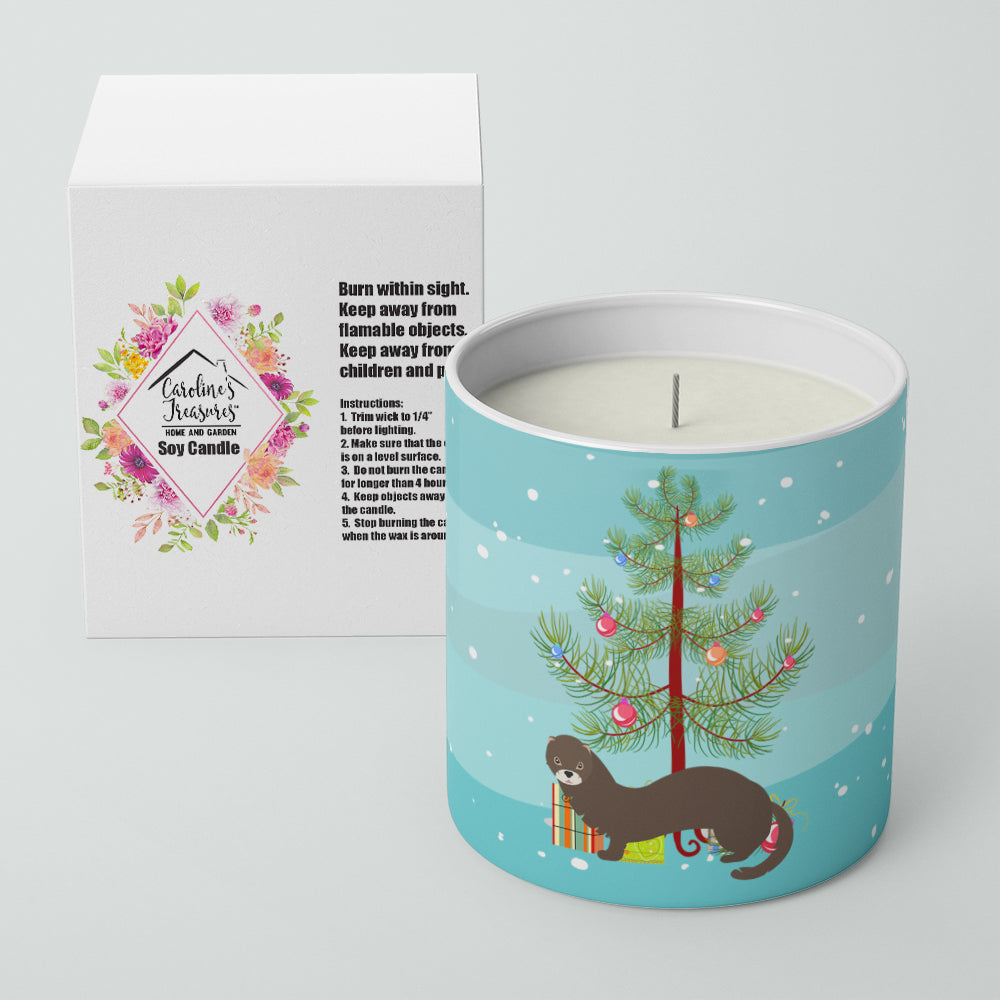 Russian or European Mink Christmas 10 oz Decorative Soy Candle - the-store.com