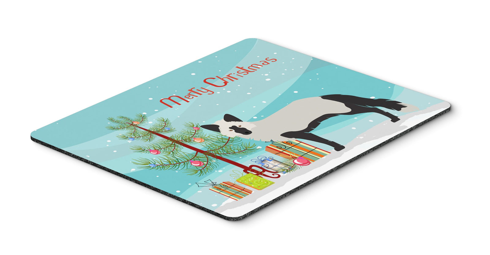 Silver Fox Christmas Mouse Pad, Hot Pad or Trivet BB9238MP by Caroline's Treasures