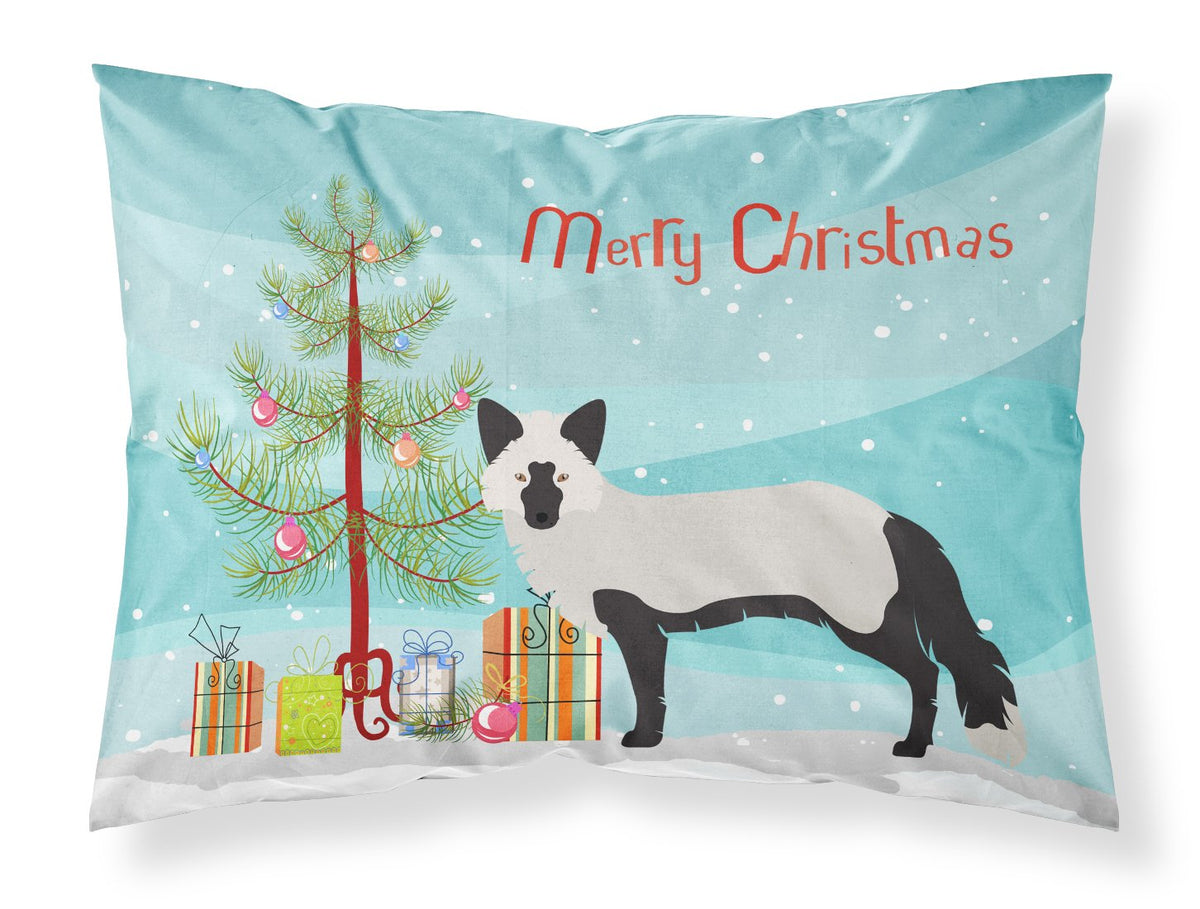 Silver Fox Christmas Fabric Standard Pillowcase BB9238PILLOWCASE by Caroline&#39;s Treasures