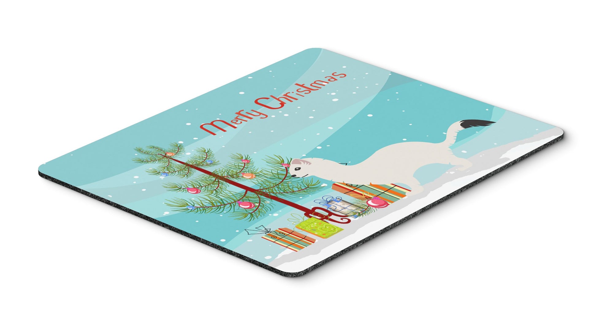 Stoat Short-tailed Weasel Christmas Mouse Pad, Hot Pad or Trivet BB9239MP by Caroline's Treasures