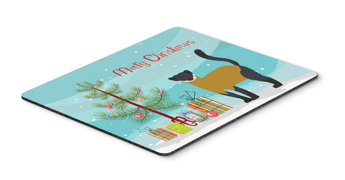 Yellow-Throated Marten Christmas Mouse Pad, Hot Pad or Trivet BB9241MP by Caroline&#39;s Treasures