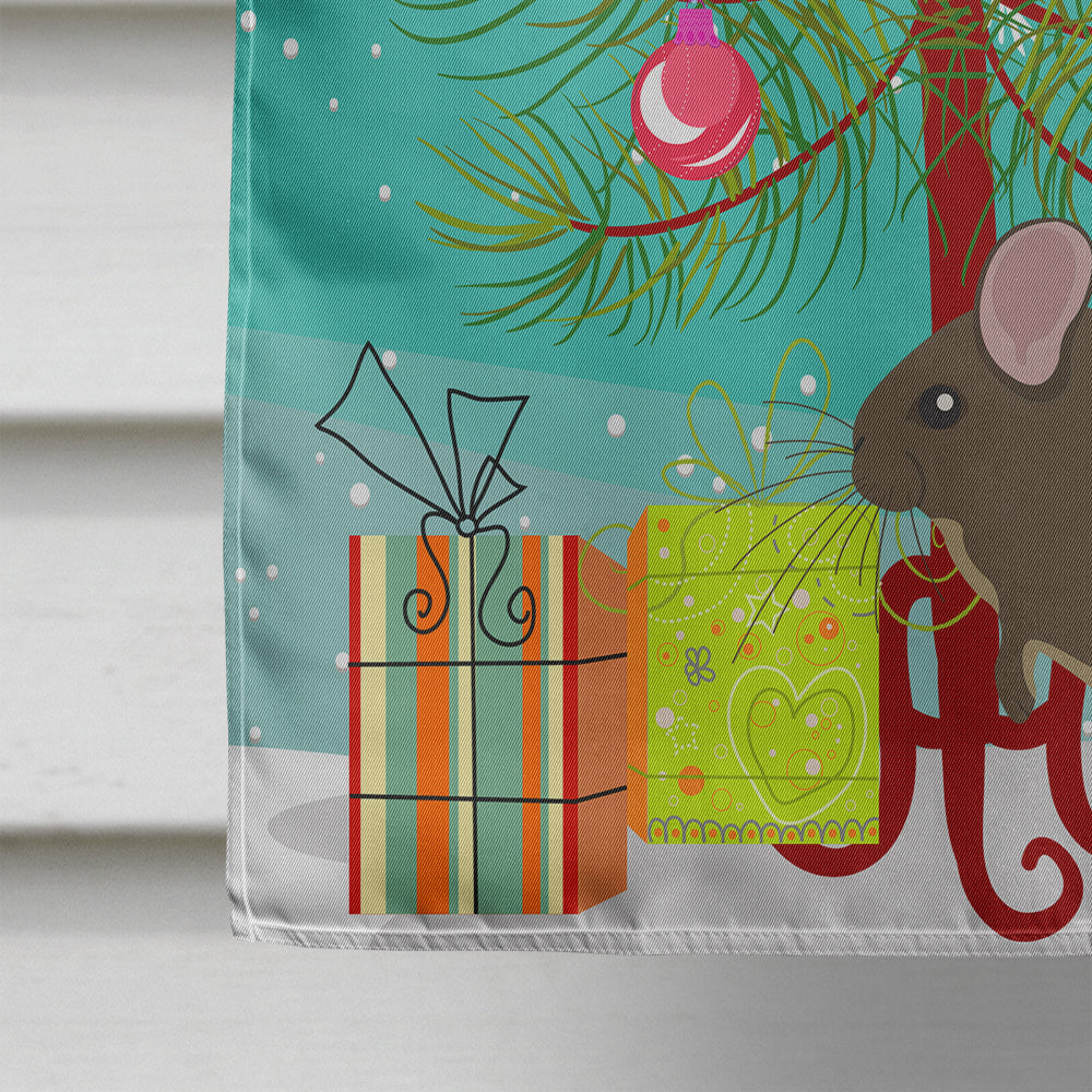 Chinchilla Christmas Flag Canvas House Size BB9242CHF  the-store.com.