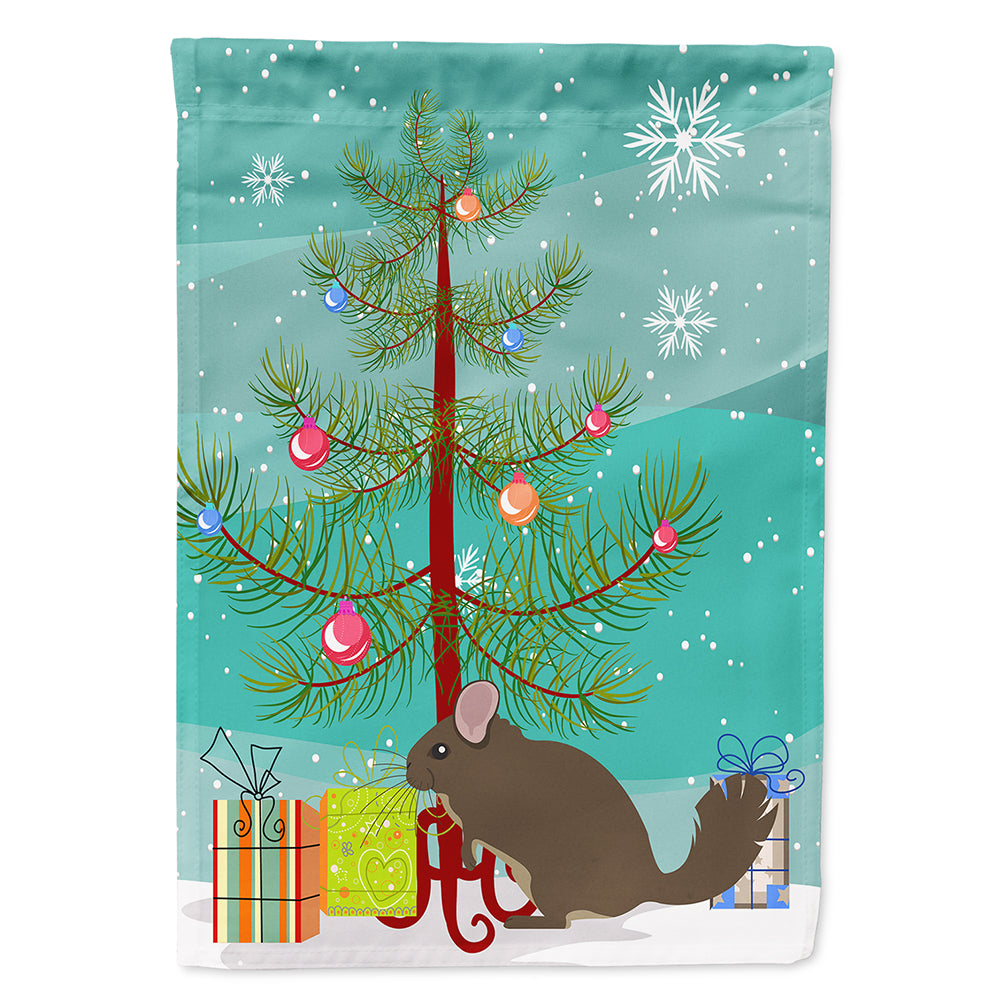 Chinchilla Christmas Flag Canvas House Size BB9242CHF  the-store.com.