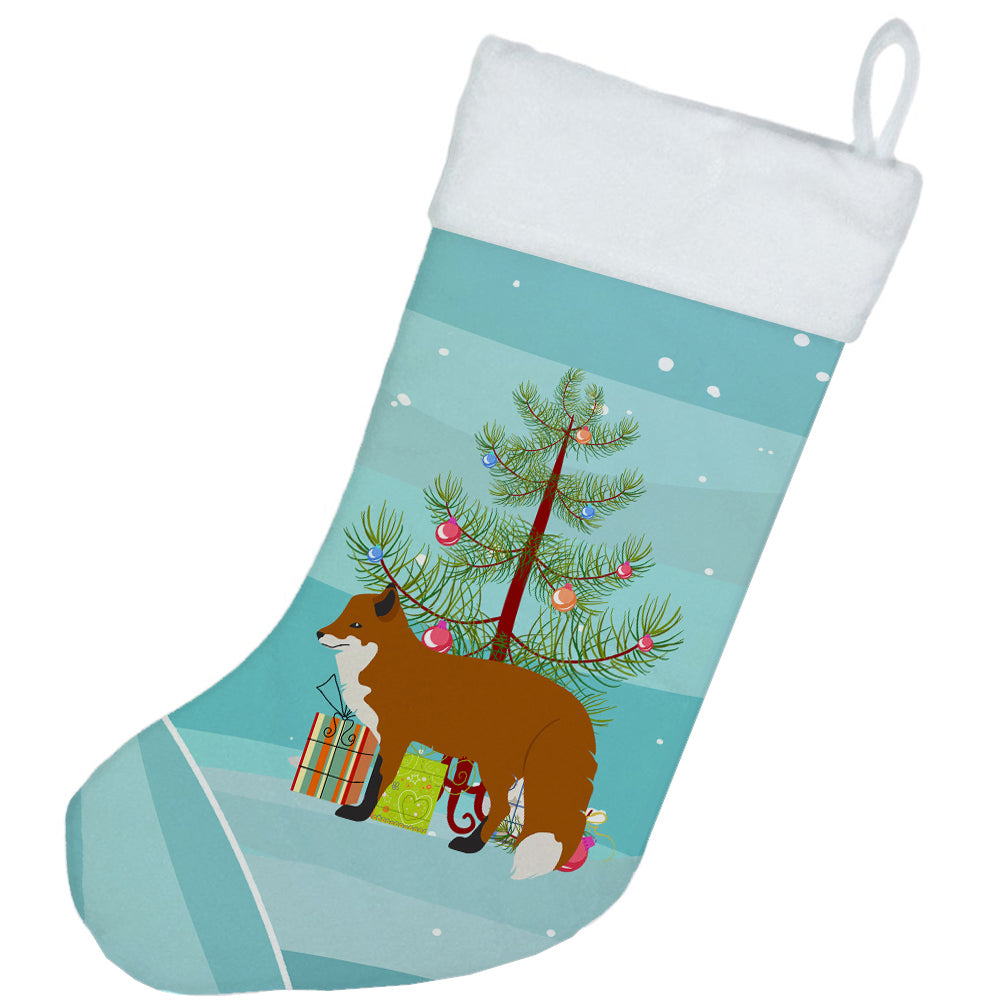 Caroline's Treasures Red Fox Christmas Christmas Stocking BB9243CS