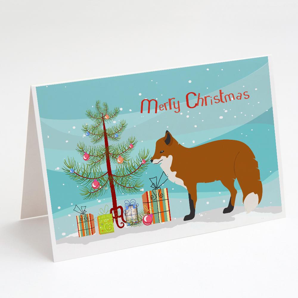 Buy this Red Fox Christmas Greeting Cards and Envelopes Pack of 8