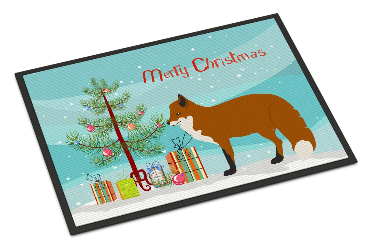 Red Fox Christmas Indoor or Outdoor Mat 24x36 BB9243JMAT by Caroline&#39;s Treasures