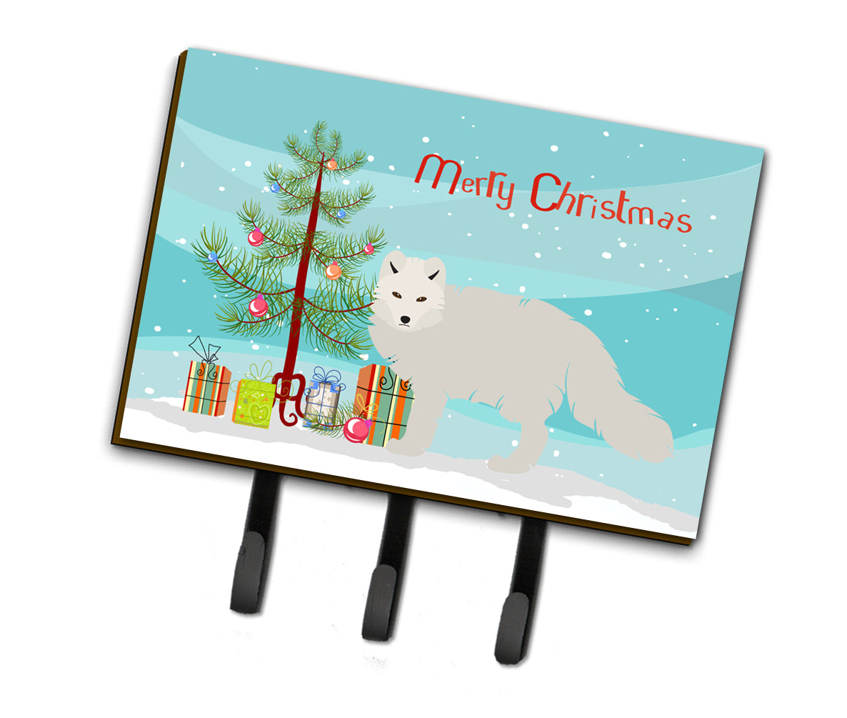 White Arctic Fox Christmas Leash or Key Holder BB9244TH68