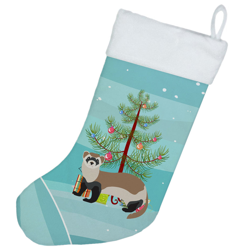 Caroline's Treasures Ferret Christmas Christmas Stocking BB9245CS