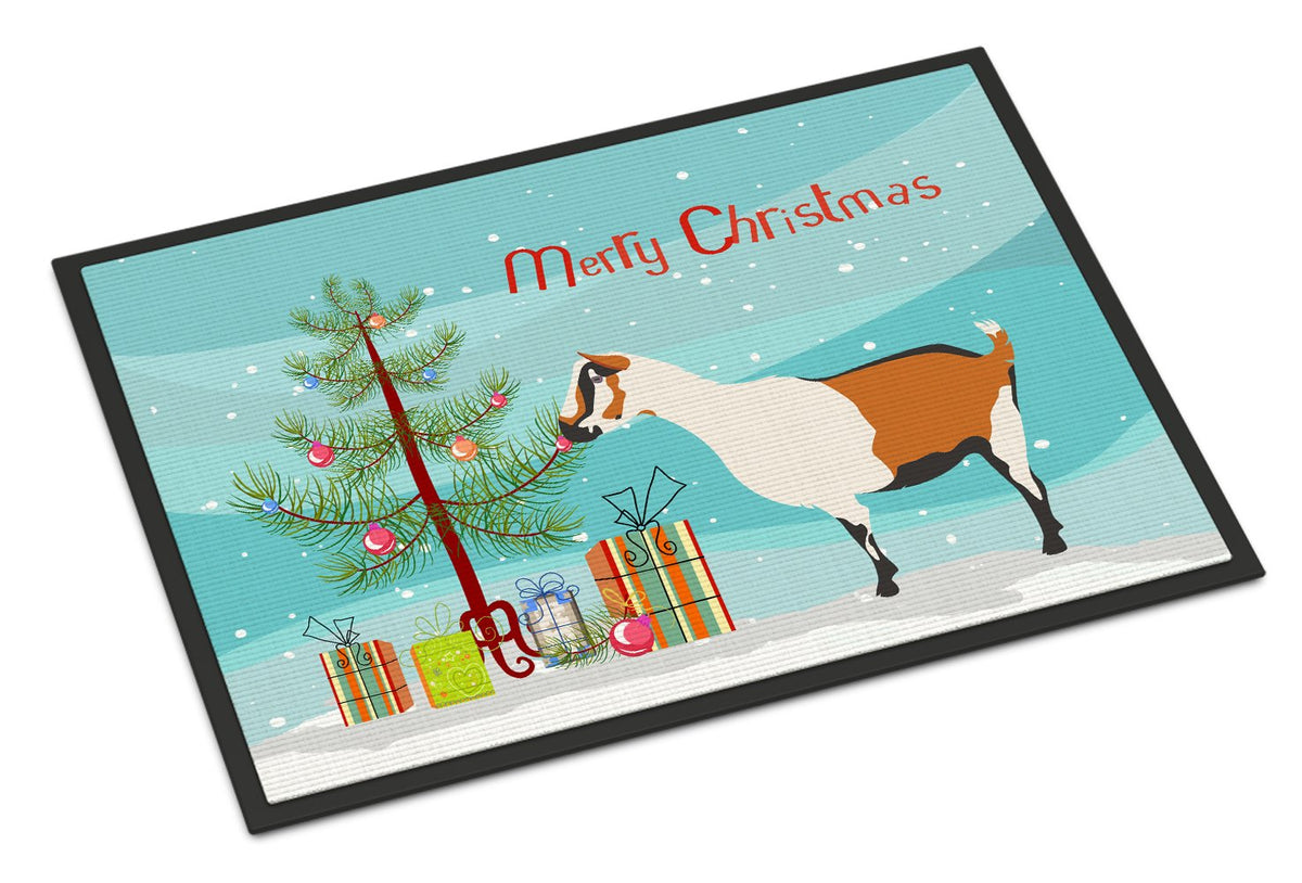 Alpine Goat Christmas Indoor or Outdoor Mat 24x36 BB9247JMAT by Caroline&#39;s Treasures