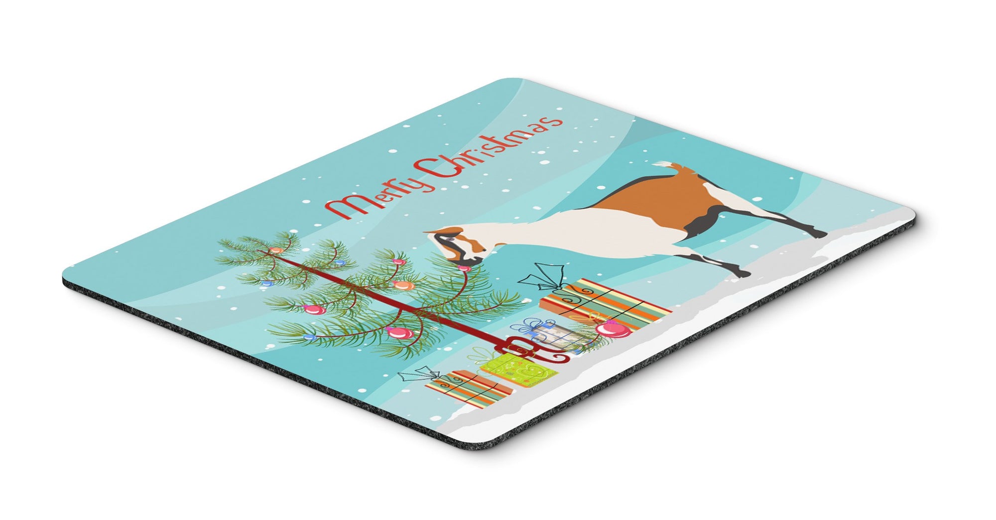 Alpine Goat Christmas Mouse Pad, Hot Pad or Trivet BB9247MP by Caroline's Treasures