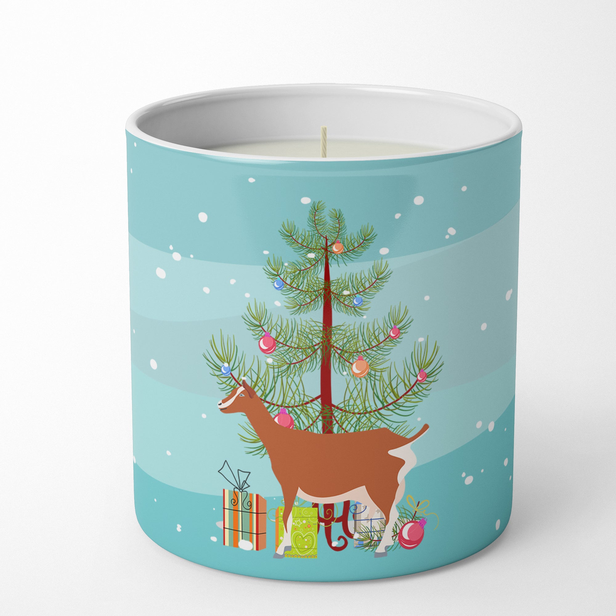 Buy this Toggenburger Goat Christmas 10 oz Decorative Soy Candle