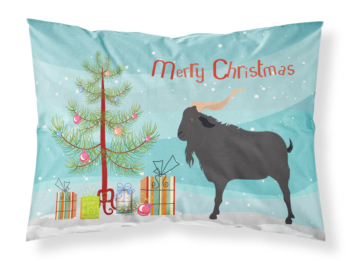 Verata Goat Christmas Fabric Standard Pillowcase BB9249PILLOWCASE by Caroline&#39;s Treasures