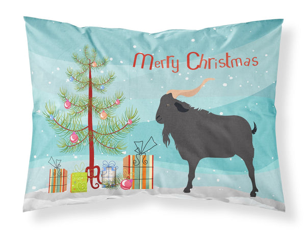 Verata Goat Christmas Fabric Standard Pillowcase BB9249PILLOWCASE by Caroline's Treasures