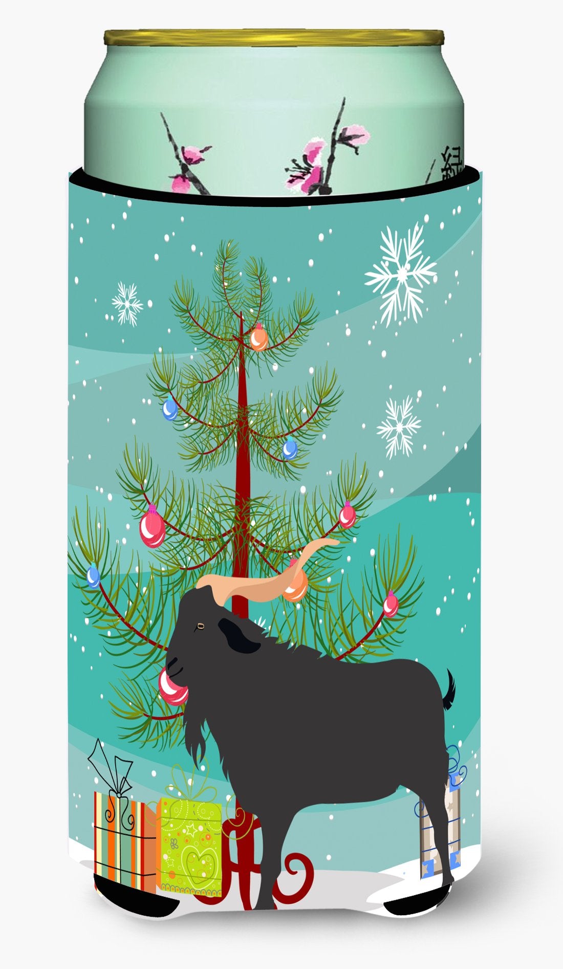 Verata Goat Christmas Tall Boy Beverage Insulator Hugger BB9249TBC by Caroline&#39;s Treasures
