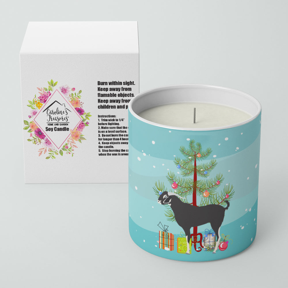 Black Bengal Goat Christmas 10 oz Decorative Soy Candle - the-store.com
