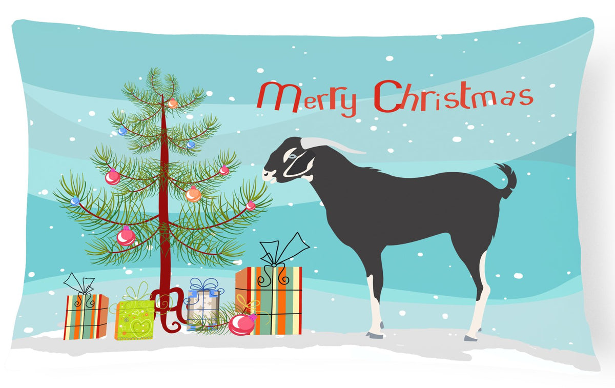 Black Bengal Goat Christmas Canvas Fabric Decorative Pillow BB9251PW1216 by Caroline&#39;s Treasures