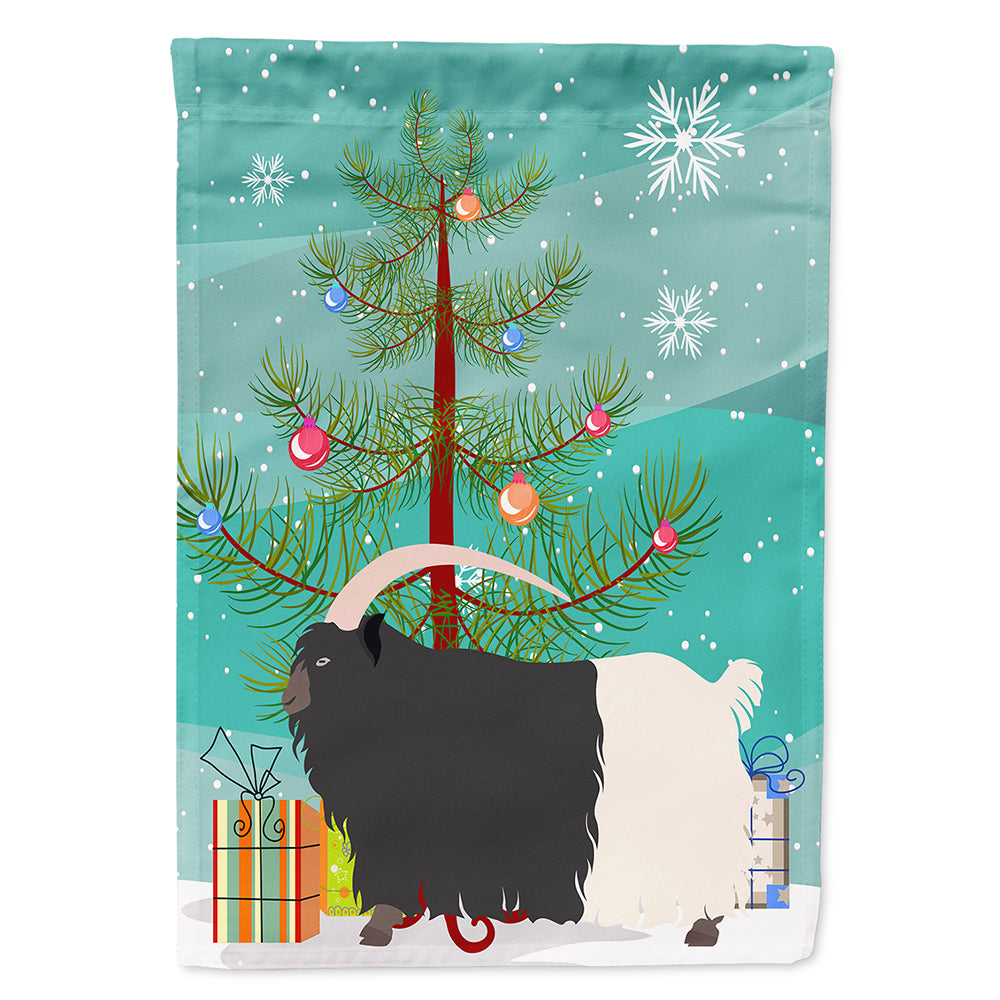 Welsh Black-Necked Goat Christmas Flag Canvas House Size BB9254CHF
