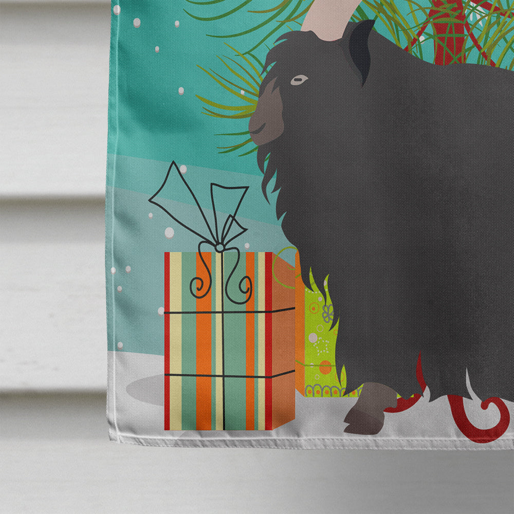 Welsh Black-Necked Goat Christmas Flag Canvas House Size BB9254CHF