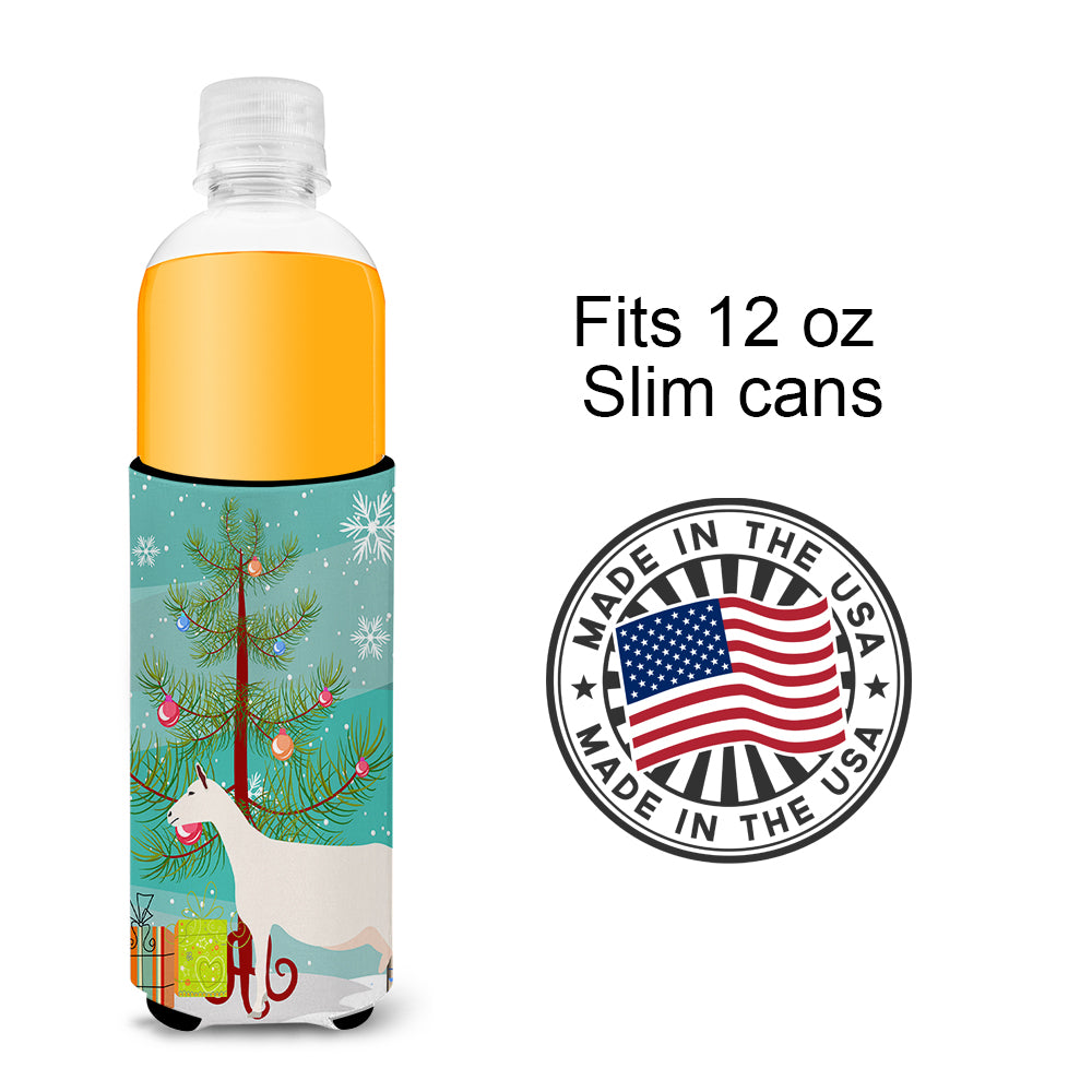 Saanen Goat Christmas  Ultra Hugger for slim cans BB9256MUK