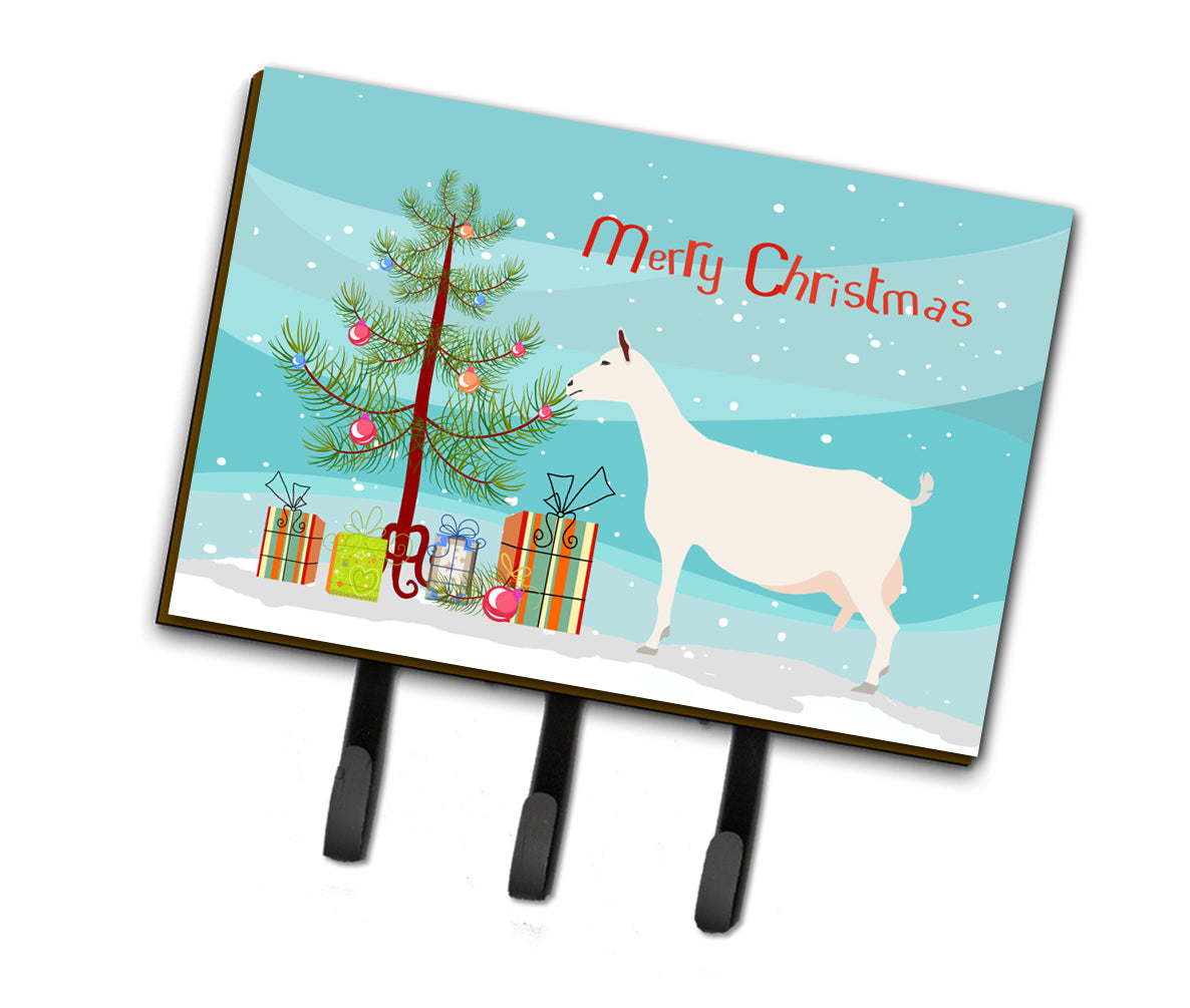 Saanen Goat Christmas Leash or Key Holder BB9256TH68