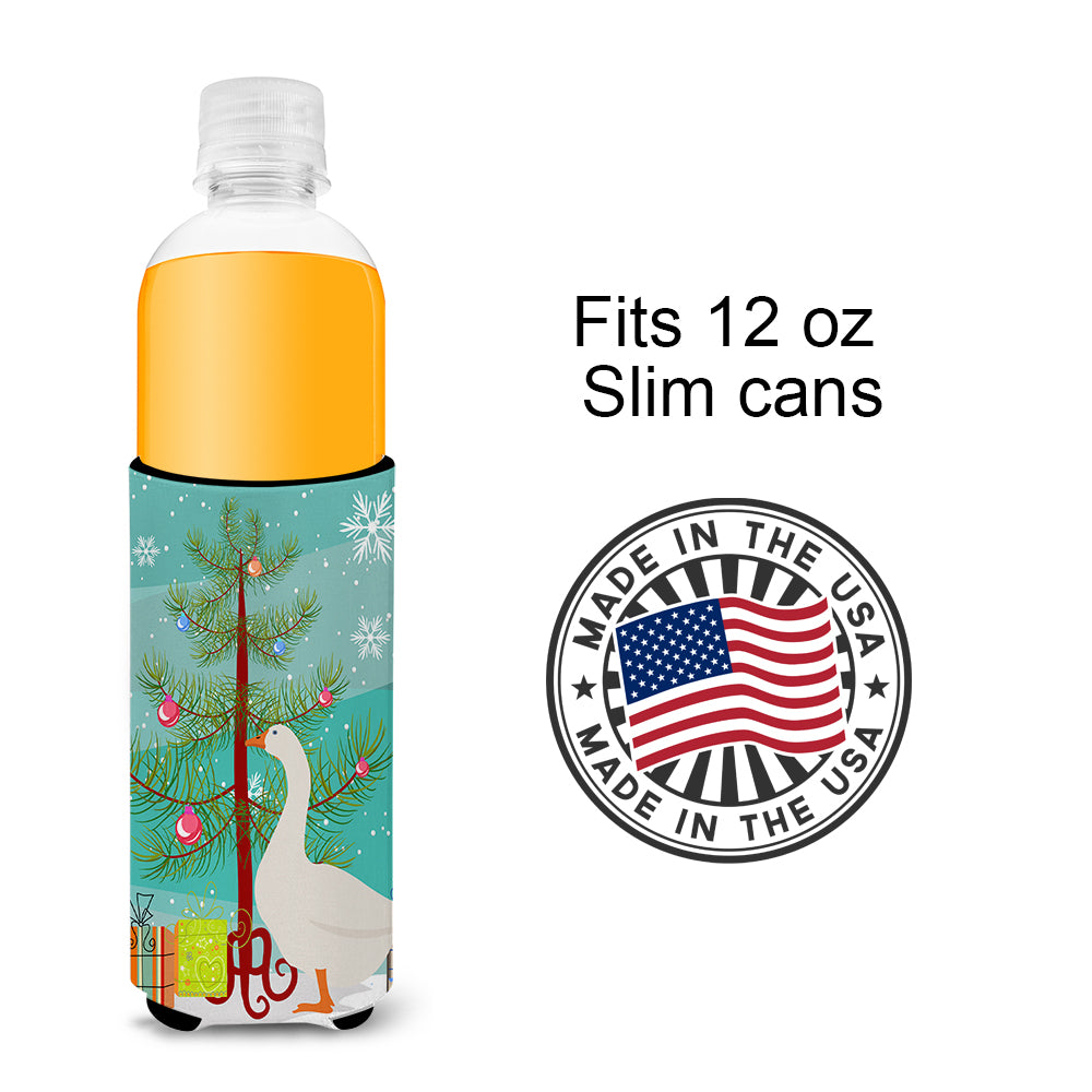 Embden Goose Christmas  Ultra Hugger for slim cans BB9259MUK