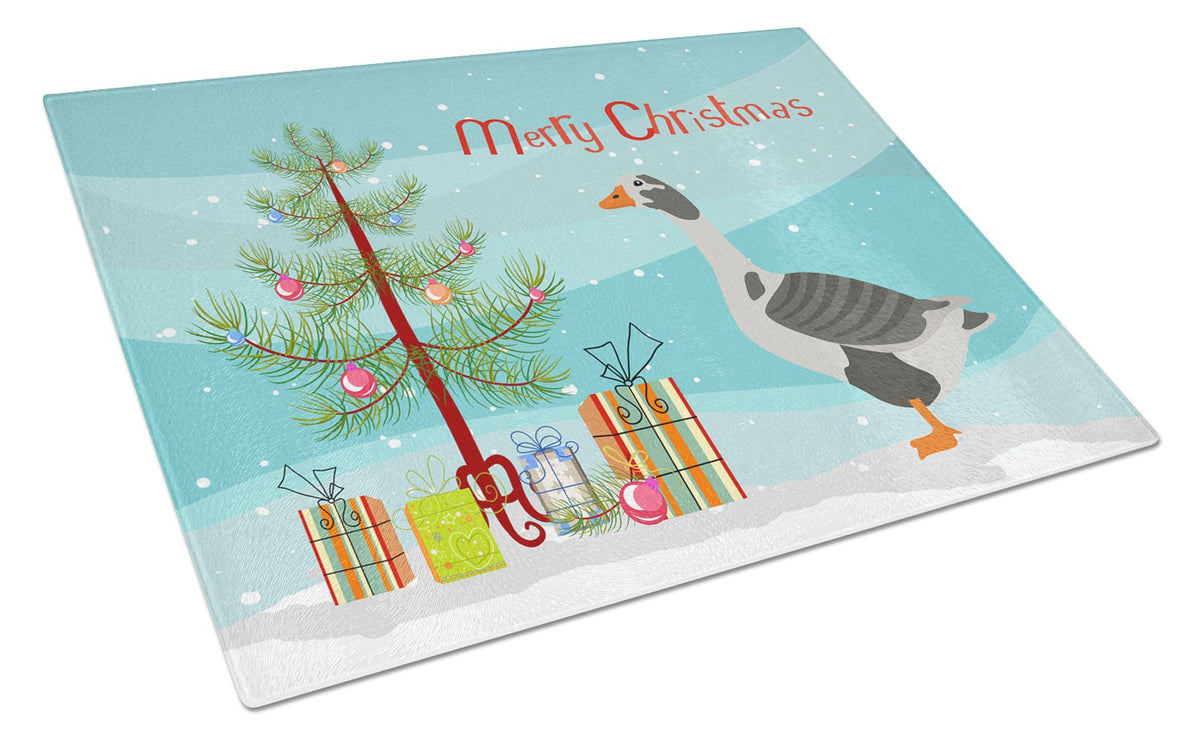 West of England Goose Christmas Glass Cutting Board Large BB9262LCB by Caroline&#39;s Treasures