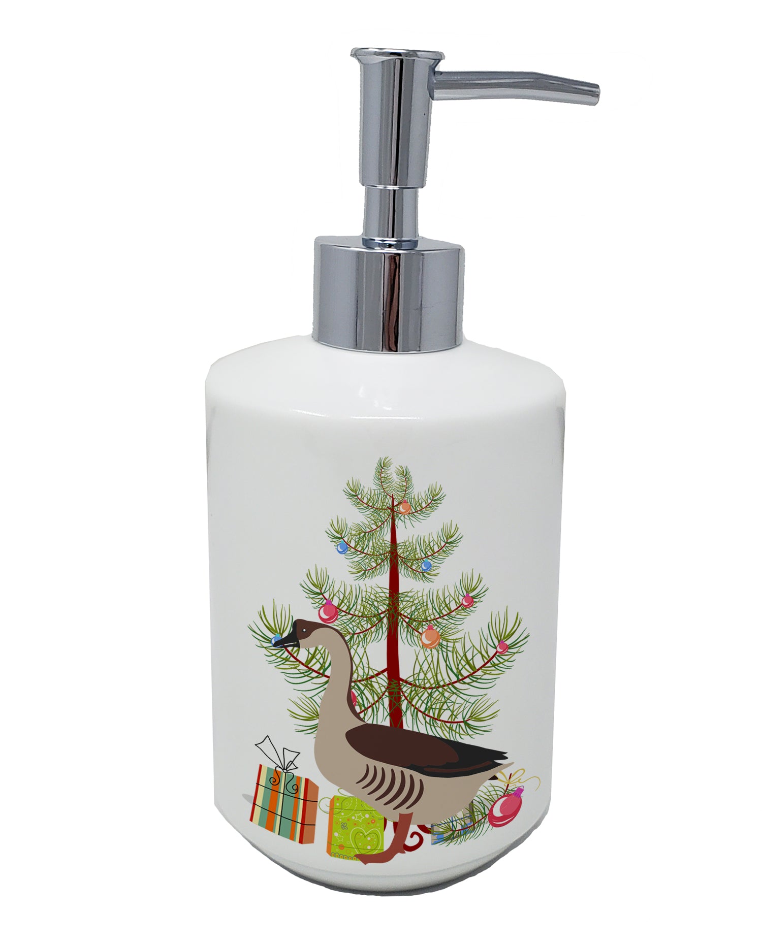 Buy this Chinese Goose Christmas Ceramic Soap Dispenser