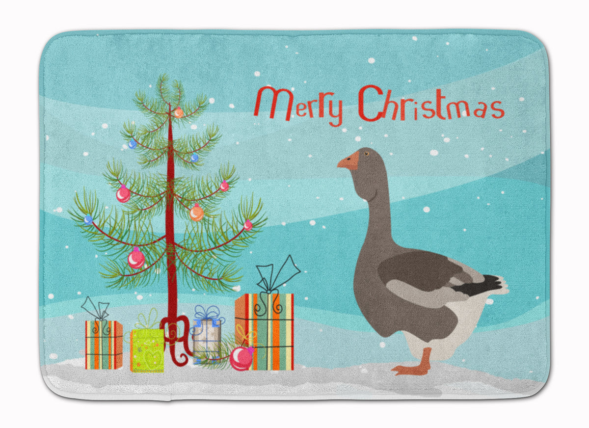 Toulouse Goose Christmas Machine Washable Memory Foam Mat BB9264RUG - the-store.com