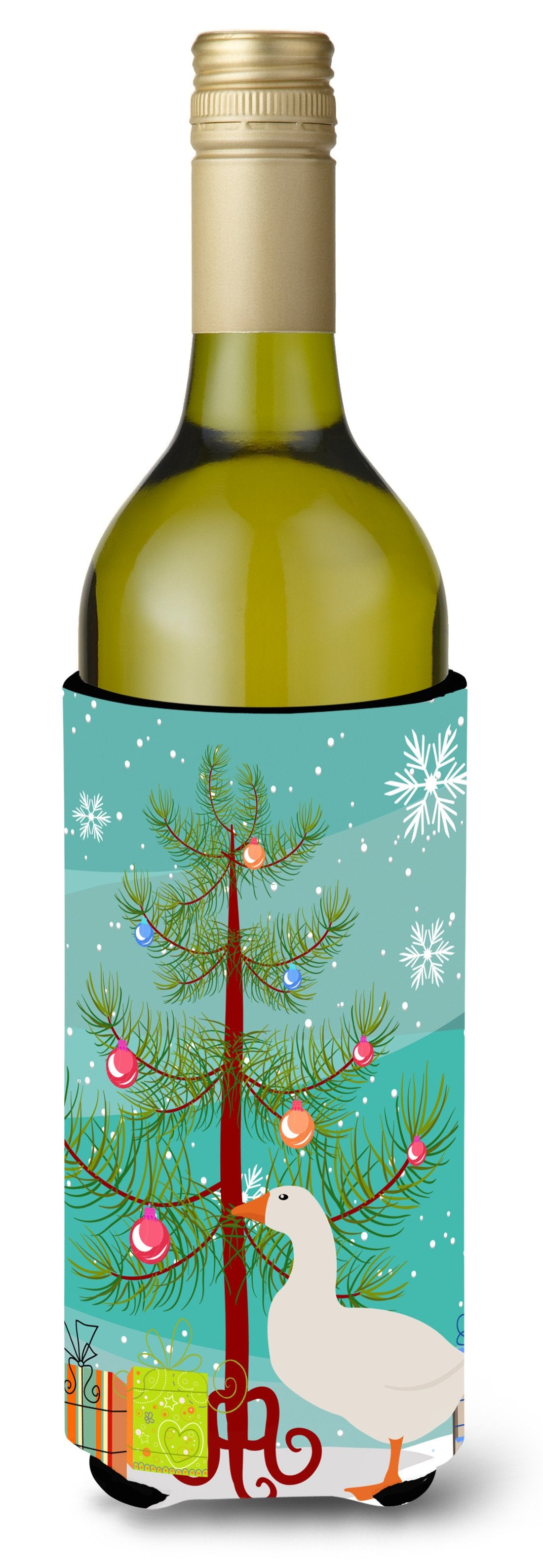 Shire Horse Christmas Wine Bottle Beverge Insulator Hugger BB9267LITERK by Caroline's Treasures