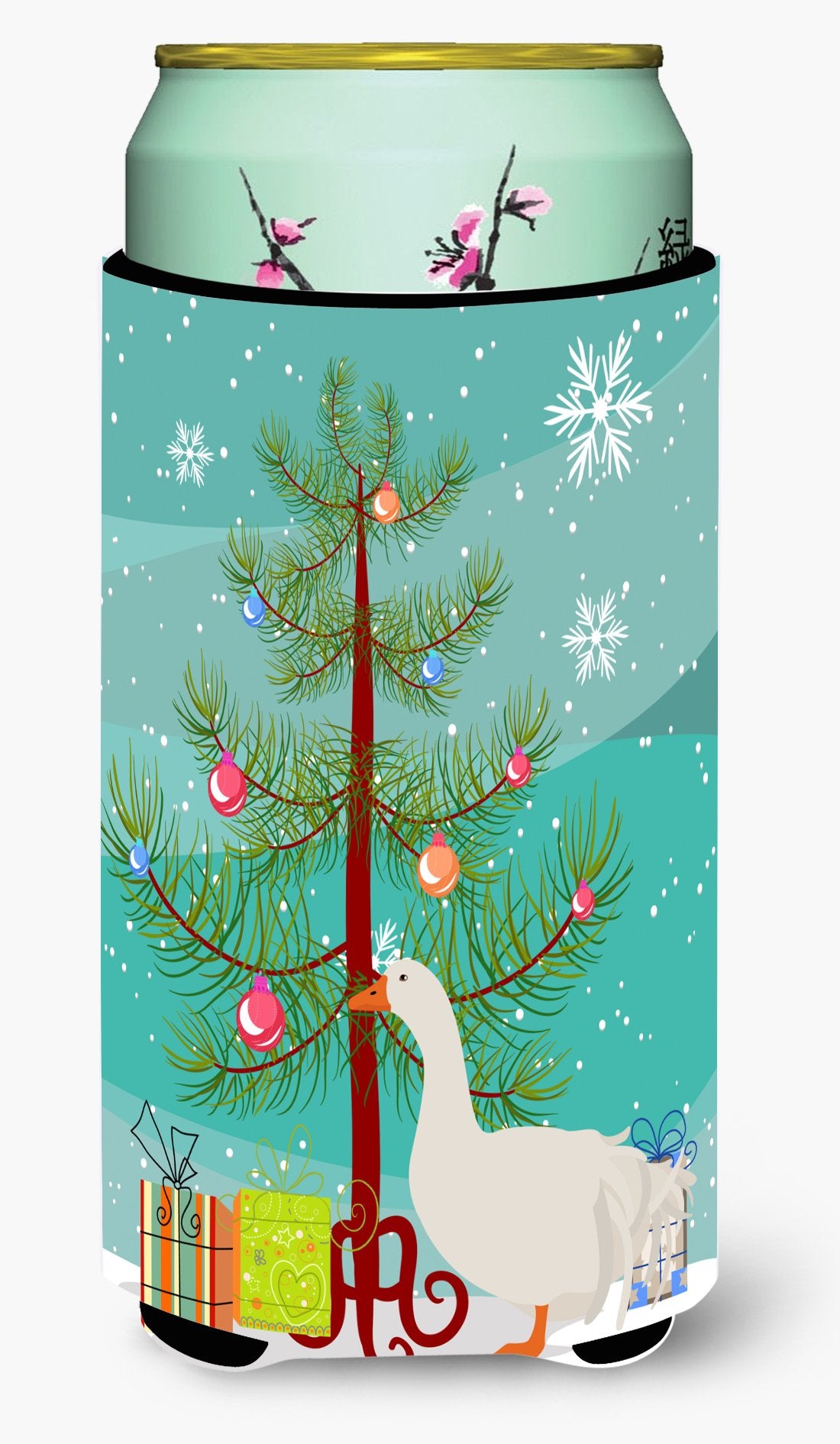 Sebastopol Goose Christmas Tall Boy Beverage Insulator Hugger BB9269TBC by Caroline&#39;s Treasures