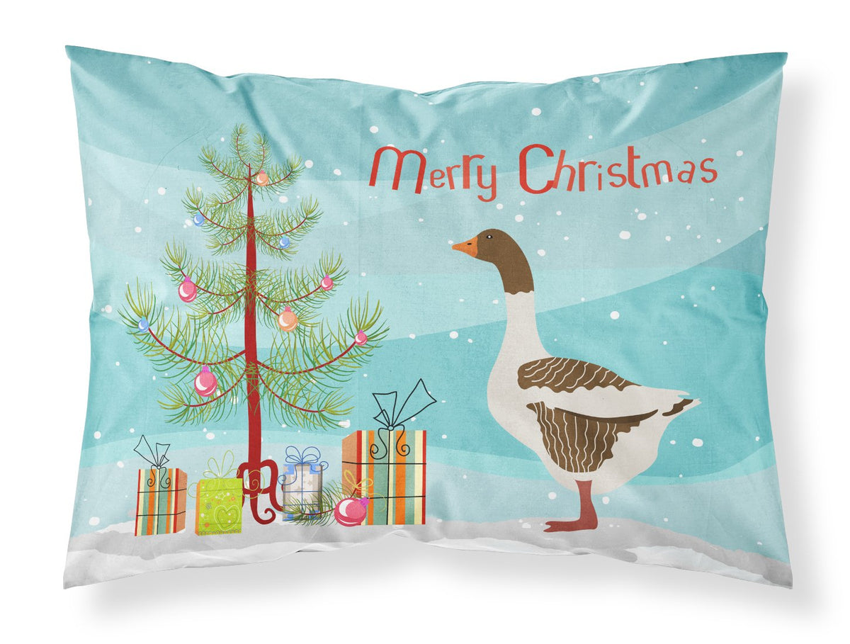 Pomeranian Rogener Goose Christmas Fabric Standard Pillowcase BB9270PILLOWCASE by Caroline&#39;s Treasures