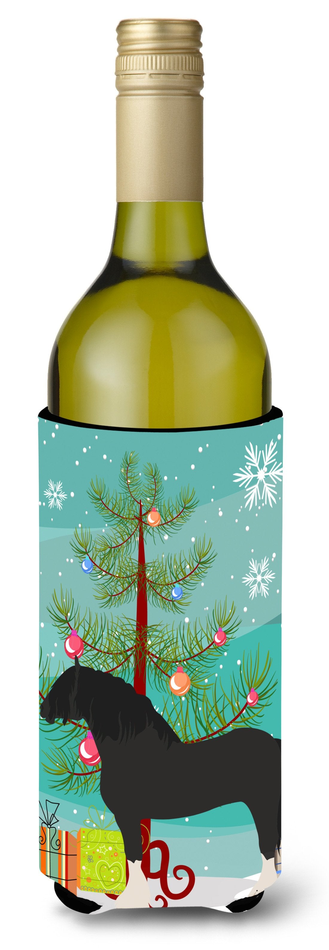 Pomeranian Rogener Goose Christmas Wine Bottle Beverge Insulator Hugger BB9271LITERK by Caroline&#39;s Treasures
